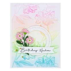 Beautiful Blooms 3D Embossing Folder -Woodland Scenics Shop E3D 026 3D Embossing Folders Spellbinders Beautiful Blooms Project 01590