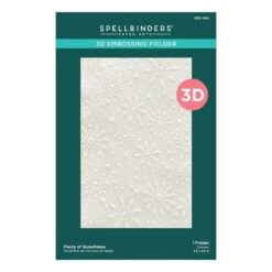 Flurry Of Snowflakes 3D Embossing Folder From The Christmas Collection -Woodland Scenics Shop E3D 042 Flurry of Snowflakes Pac