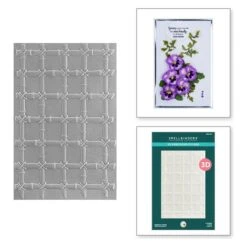Bamboo Trellis 3D Embossing Folder From The Painter’s Garden Collection By Susan Tierney-Cockburn