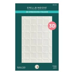 Bamboo Trellis 3D Embossing Folder From The Painter’s Garden Collection By Susan Tierney-Cockburn -Woodland Scenics Shop E3D 044 Painters Garden Susan Tierney Cockburn Bamboo Trellis Pac