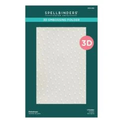 Raindrops 3D Embossing Folder From The Showered With Love Collection By Vicky Papaioannou -Woodland Scenics Shop E3D 052 Showered with Love Vicky Papaioannou Raindrops Pac