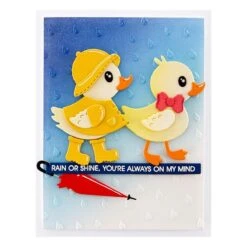 Raindrops 3D Embossing Folder From The Showered With Love Collection By Vicky Papaioannou -Woodland Scenics Shop E3D 052 Showered with Love Vicky Papaioannou Raindrops Project