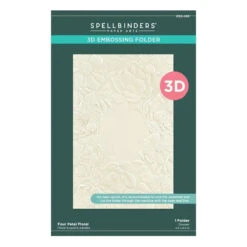 Four Petal Floral 3D Embossing Folder From The Four Petal Collection 13 Four Petal Floral 3D Embossing Folder From The Four Petal Collection -Woodland Scenics Shop E3D 053 FourPetal Spellbinders Four Petal Floral Pac