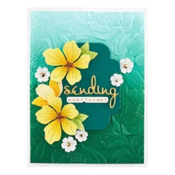 Four Petal Floral 3D Embossing Folder From The Four Petal Collection 12 Four Petal Floral 3D Embossing Folder From The Four Petal Collection -Woodland Scenics Shop E3D 053 FourPetal Spellbinders Four Petal Floral Project