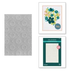 Mandala Blooms 3D Embossing Folder From The Sealed For Summer Collection