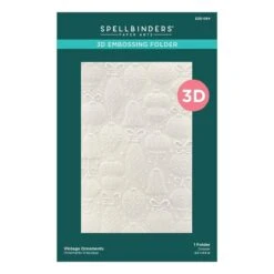 Vintage Ornaments 3D Embossing Folder From The Classic Christmas Collection 23 Vintage Ornaments 3D Embossing Folder From The Classic Christmas Collection -Woodland Scenics Shop E3D 064 Classic Christmas Vintage Ornaments Pac