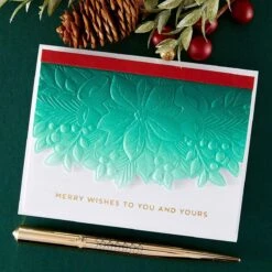 Spellbinders Exclusive: Poinsettia Bells & Border 3D Emboss & Cut Folder 10 Spellbinders Exclusive: Poinsettia Bells & Border 3D Emboss & Cut Folder -Woodland Scenics Shop E3D 065