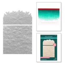 Spellbinders Exclusive: Poinsettia Bells & Border 3D Emboss & Cut Folder