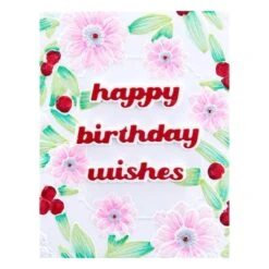 Notched Corner Florals 3D Embossing Folder From The Sealed For Christmas Collection -Woodland Scenics Shop E3D 067 Sealed For Christmas Notched Corner Florals Project