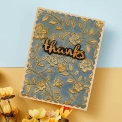 Flowers & Foliage 3D Embossing Folder From The From The Garden Collection By Wendy Vecchi 19 Flowers & Foliage 3D Embossing Folder From The From The Garden Collection By Wendy Vecchi -Woodland Scenics Shop E3D 074 From the Garden Wendy Vecchi Flowers Foliage Project 5