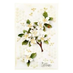 Bee-Cause 3D Embossing Folder From The Through The Arbor Garden Collection By Susan Tierney-Cockburn -Woodland Scenics Shop E3D 078 Through the Arbor Garden STC Bee Cause Project