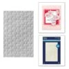 Woven 3D Embossing Folder From The Spring Sampler Collection By Simony Hurley