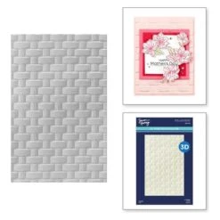 Woven 3D Embossing Folder From The Spring Sampler Collection By Simony Hurley