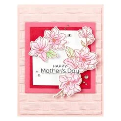 Woven 3D Embossing Folder From The Spring Sampler Collection By Simony Hurley -Woodland Scenics Shop E3D 080 Spring Sampler Simon Hurley woven Project