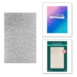 Holiday Lights 3D Embossing Folder From The Dancin' Christmas Friends Collection