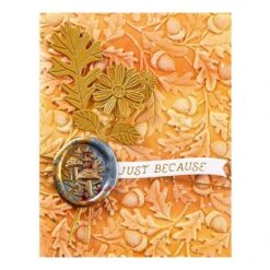 Autumn Rain BetterPress & Stencil Bundle From The Falling Leaves Collection -Woodland Scenics Shop E3D 111 Falling Leaves Oak Forest Project 1