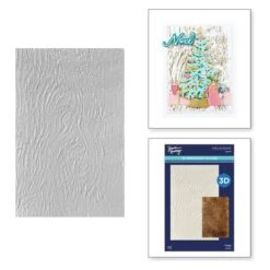 Bark 3D Embossing Folder From The Timeless Trees Collection By Simon Hurley