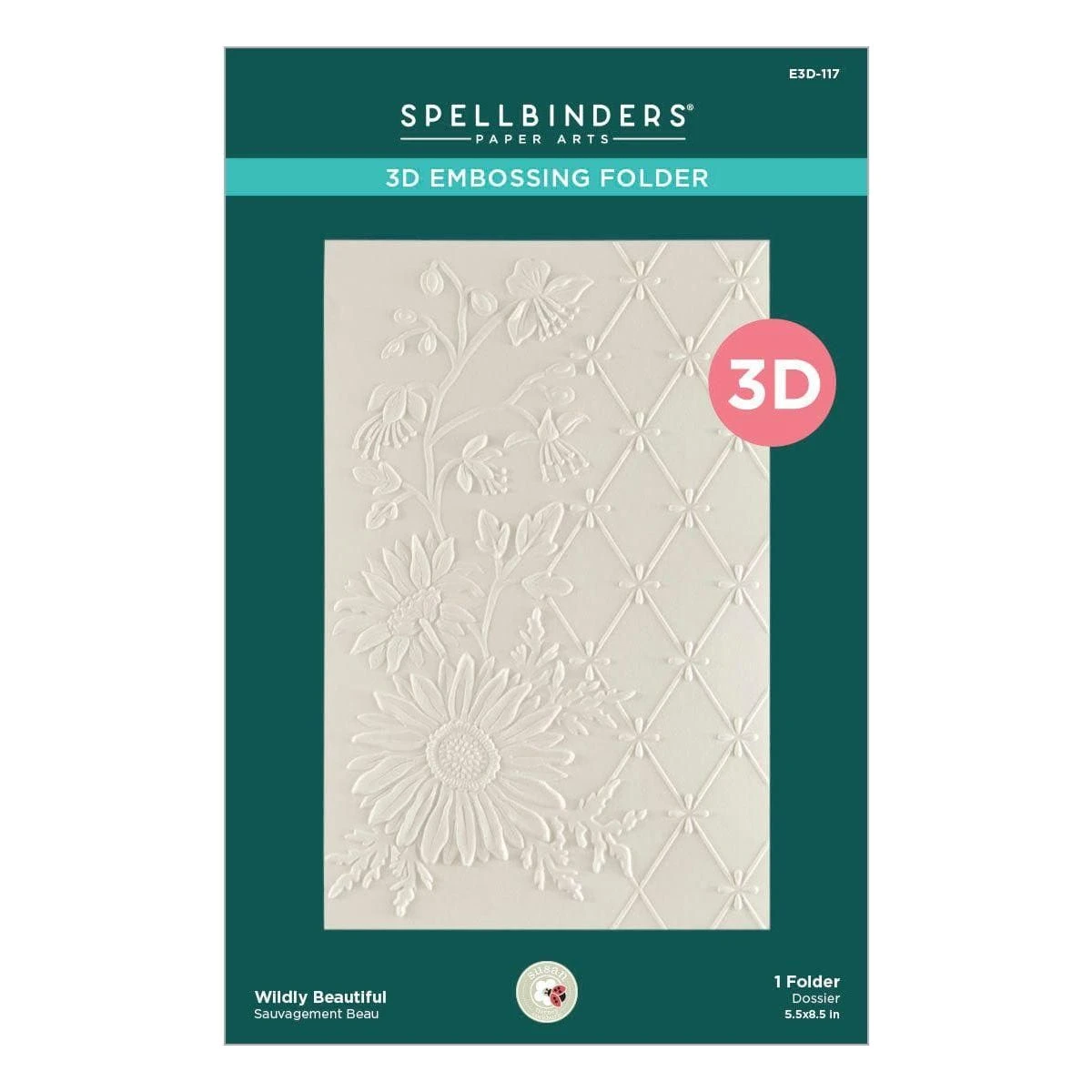 Wildly Beautiful 3D Embossing Folder From The Through The Meadow Collection By Susan Tierney-Cockburn 5 Wildly Beautiful 3D Embossing Folder From The Through The Meadow Collection By Susan Tierney-Cockburn - Image 5