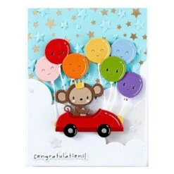 Wishing Stars 3D Embossing Folder From The Little Smiles Collection -Woodland Scenics Shop E3D 120 Little Smiles Wishing Stars Project