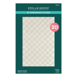 Bamboo Screen 3D Embossing Folder From The Cheerful Chirps Collection -Woodland Scenics Shop E3D 121 Cheerful Chirps Bamboo Screen Pac