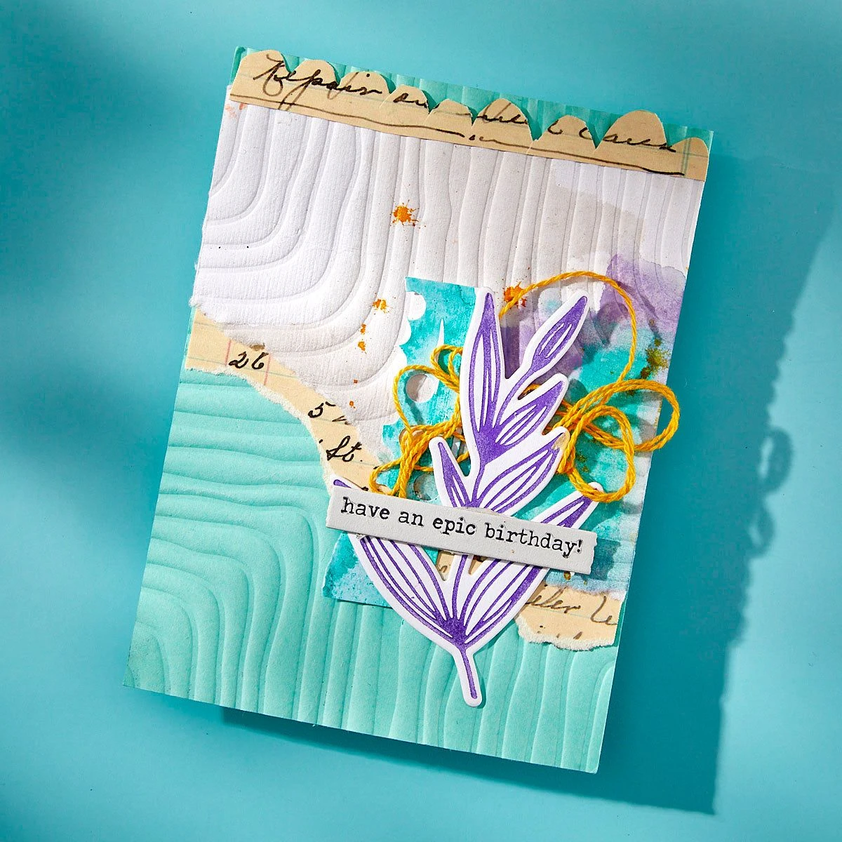 Lined Corners 3D Embossing Folder From The Modern Botanicals Collection By Dina Wakley 5 Lined Corners 3D Embossing Folder From The Modern Botanicals Collection By Dina Wakley - Image 5