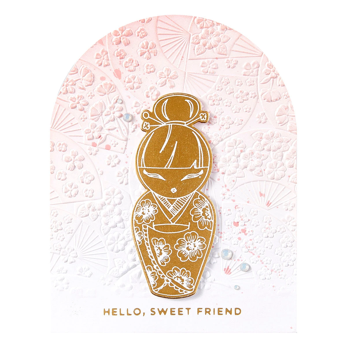 Floral Fans 3D Embossing Folder From The Spring In Kyoto Collection By Alex Syberia Designs 9 Floral Fans 3D Embossing Folder From The Spring In Kyoto Collection By Alex Syberia Designs - Image 9