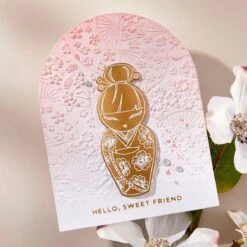 Floral Fans 3D Embossing Folder From The Spring In Kyoto Collection By Alex Syberia Designs 13 Floral Fans 3D Embossing Folder From The Spring In Kyoto Collection By Alex Syberia Designs -Woodland Scenics Shop E3D 128 Spring in Kyoto Alex Syberia Floral Fans Project 2