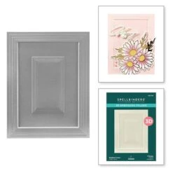 Molded Frame 3D Embossing Folder From The Yana's Daisies Collection By Yana Smakula