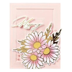 Molded Frame 3D Embossing Folder From The Yana's Daisies Collection By Yana Smakula -Woodland Scenics Shop E3D 130 Yana s Daisies Yana Smakula Molded Frame Project 1