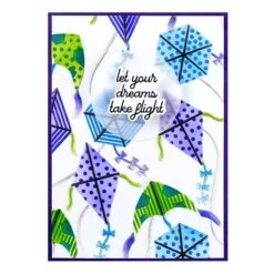 Flying Kites 3D Embossing Folder From The Sky's The Limit Collection By Simon Hurley 10 Flying Kites 3D Embossing Folder From The Sky's The Limit Collection By Simon Hurley -Woodland Scenics Shop E3D 136 Skys the Limit Simon Hurley flying kites Project
