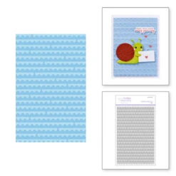 Perforated Stamp Edges -Embossing Folder Of The Month