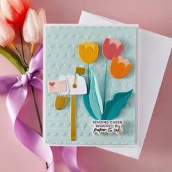 Perforated Stamp Edges -Embossing Folder Of The Month 26 Perforated Stamp Edges -Embossing Folder Of The Month -Woodland Scenics Shop EOM APR25 Product 1200x1200 Project 3