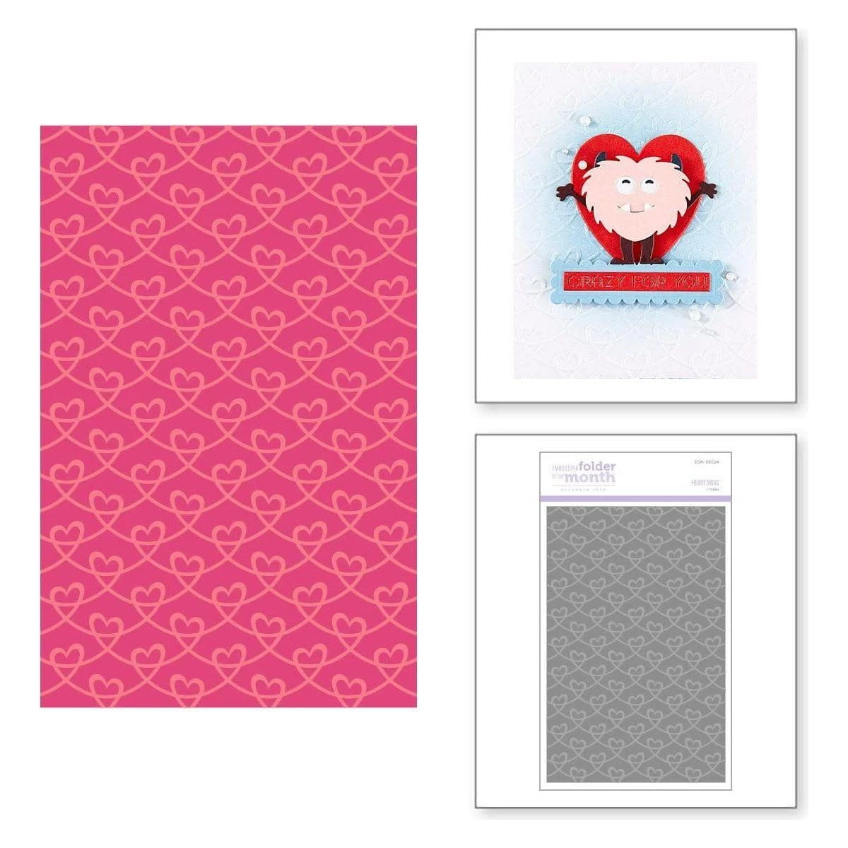 Heart Swag- Embossing Folder Of The Month 1 Heart Swag- Embossing Folder Of The Month