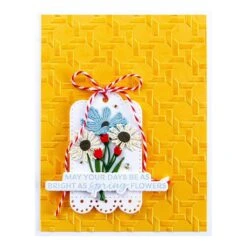 Wicker Basket -Embossing Folder Of The Month -Woodland Scenics Shop EOM FEB25 Product 1200x1200 Project 1 fd076331 b73a 4c32 aea3 fee68ee95d2a