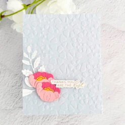 Faceted Petals- Embossing Folder Of The Month 10 Faceted Petals- Embossing Folder Of The Month -Woodland Scenics Shop EOM JAN25 Product 1200x1200 Project 4 bc9b605a ea2a 44c0 b6ed e6fab35a11a1