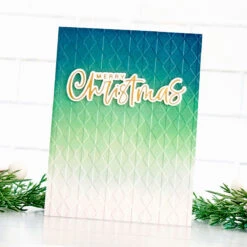 Checkered Argyle- Embossing Folder Of The Month -Woodland Scenics Shop EOM OCT24 Product 1200x1200 Project 2