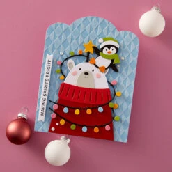 Checkered Argyle- Embossing Folder Of The Month -Woodland Scenics Shop EOM OCT24 Product 1200x1200 Project 3