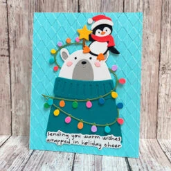 Checkered Argyle- Embossing Folder Of The Month -Woodland Scenics Shop EOM OCT24 Product 1200x1200 Project 5