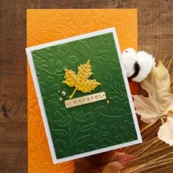 Scattered Fall - Embossing Folder Of The Month -Woodland Scenics Shop EOM SEPT22 Product 1200x1200 Project 1 92f41305 a0b0 4969 a18d cd54a048832d
