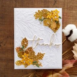 Scattered Fall - Embossing Folder Of The Month -Woodland Scenics Shop EOM SEPT22 Product 1200x1200 Project 2 a0d2f80d aa66 4a6f a8bc 096244854d6c
