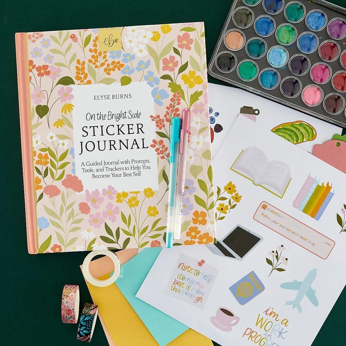 Elyse Breanne Design - On The Bright Side Sticker Journal 1 Elyse Breanne Design - On The Bright Side Sticker Journal