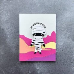 Dancin' Mummy Etched Dies From The Boo Dance Party Collection -Woodland Scenics Shop Emily Leiphart 2022 Boo Dance Party Collection j