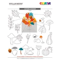 Autumn Wonder Etched Dies From The Envelope Of Wonder Collection -Woodland Scenics Shop EnvelopeofWonderInstructionalPDFs AutumnWonder