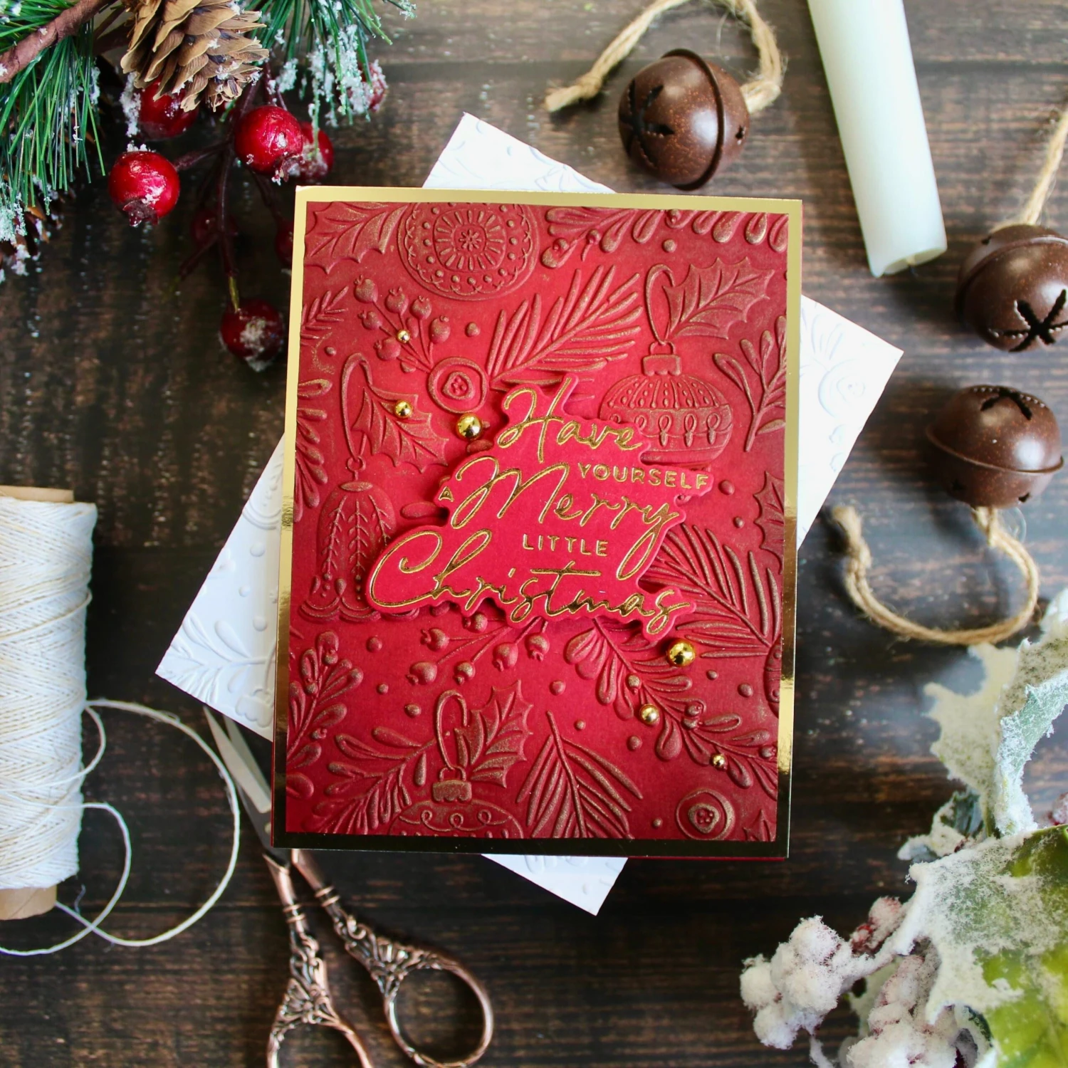 Adorning The Tree - 3D Embossing Folder Of The Month 4 Adorning The Tree - 3D Embossing Folder Of The Month - Image 4