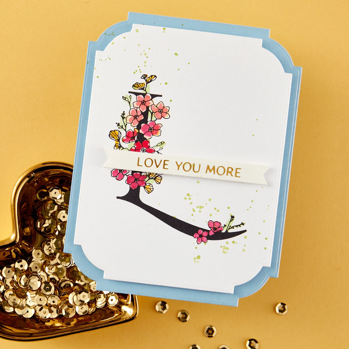 Floral L And Sentiment Press Plate From The Every Occasion Floral Alphabet Collection 2 Floral L And Sentiment Press Plate From The Every Occasion Floral Alphabet Collection - Image 2