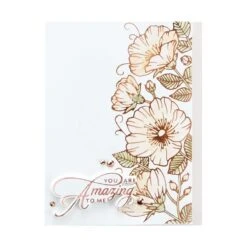 Glimmer Hot Foil Roll - Rose Gold -Woodland Scenics Shop GLF 004 Rose Gold Project 3