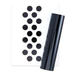 Glimmer Hot Foil Roll - Black -Woodland Scenics Shop GLF 010 Black Swatch REV103020