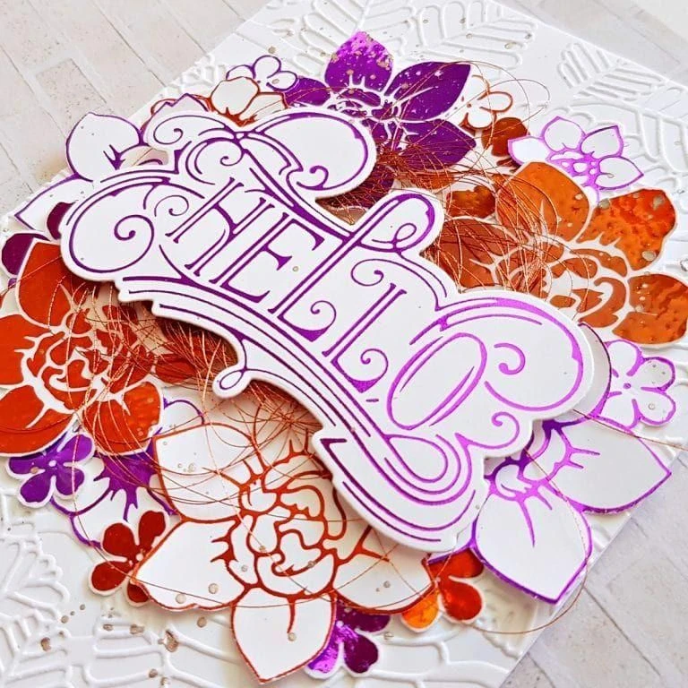 Glimmer Hot Foil Roll - Tangerine 2 Glimmer Hot Foil Roll - Tangerine - Image 2