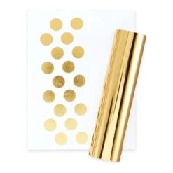 Glimmer Hot Foil Roll - Polished Brass -Woodland Scenics Shop GLF 024 Polished Brass Swatch REV103020