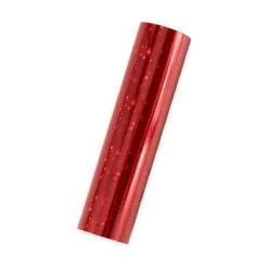 Glimmer Hot Foil Roll - Crimson Stars